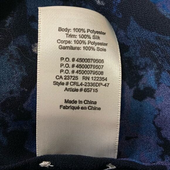 🚨 Aritzia Wilfred Printed Watercolor Sleeveless Top - Picture 4 of 6